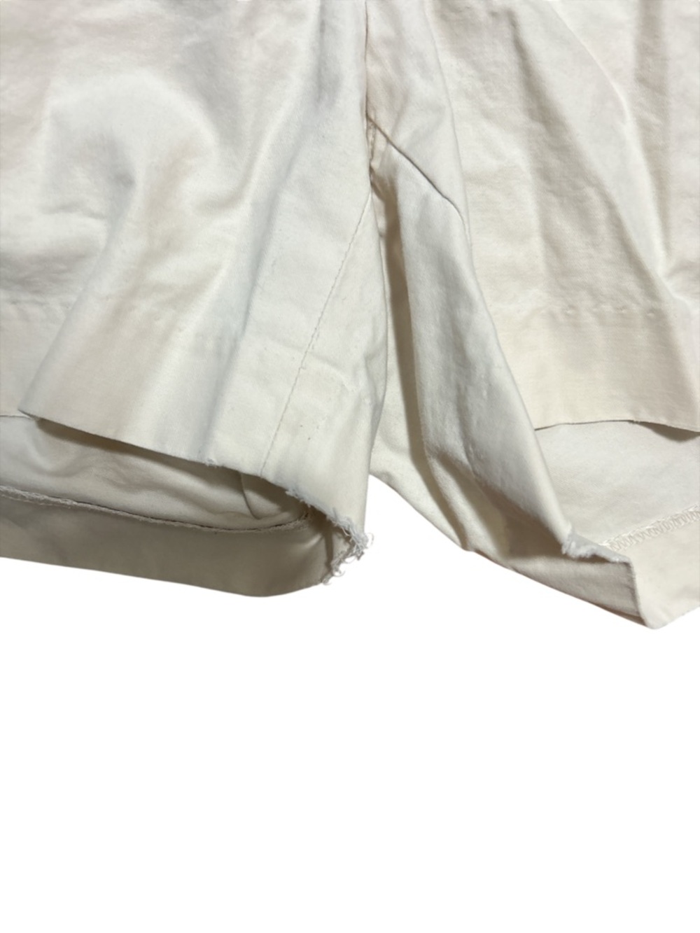 Banana Republic Chino Shorts Womens 6 Cream Khaki Casual Coastal Preppy Summer - Picture 3 of 7